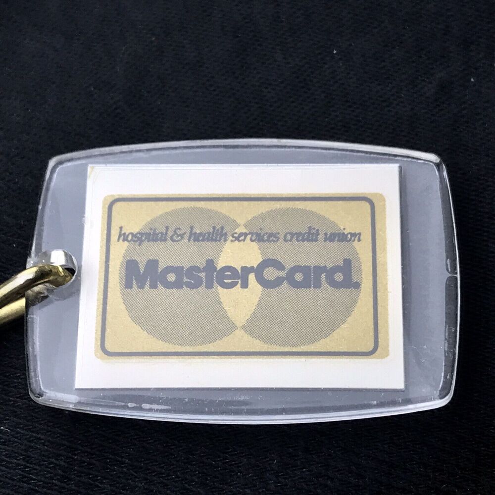 Mastercard Key Chain Hospital and Health services Credit Union Vintage